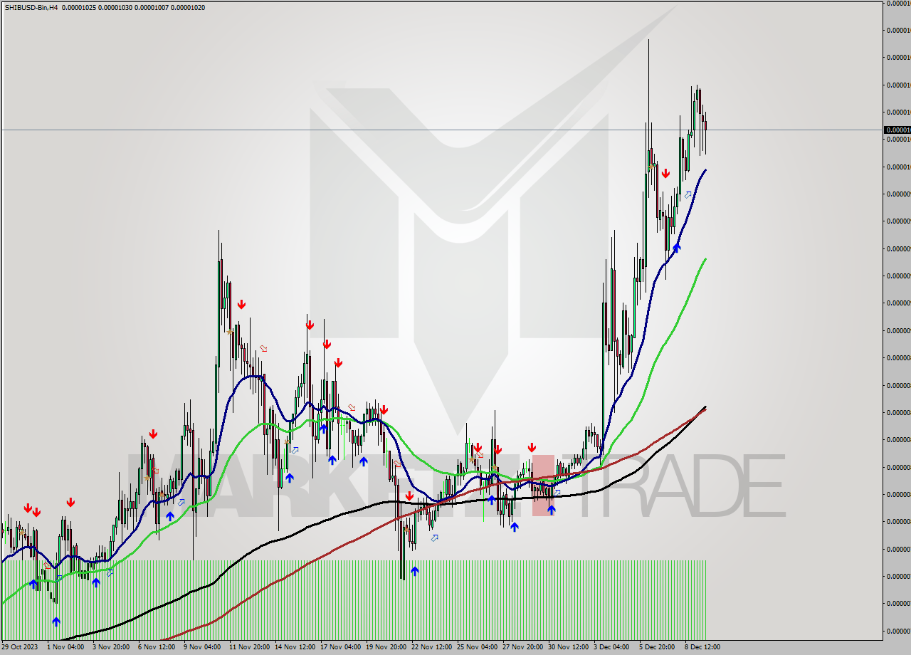 SHIBUSD-Bin MultiTimeframe analysis at date 2023.12.09 21:40