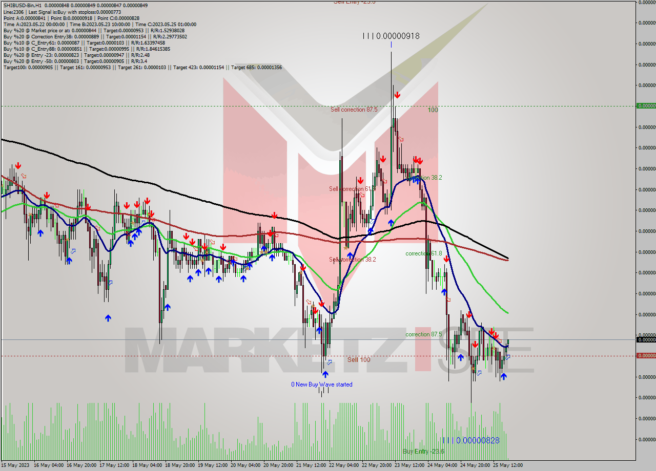 SHIBUSD-Bin H1 Signal