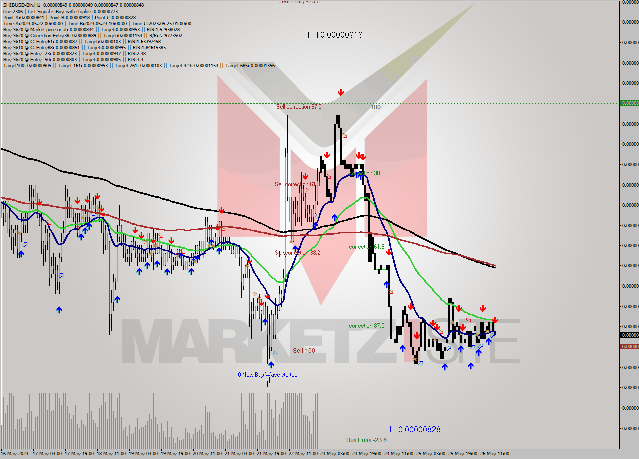 SHIBUSD-Bin H1 Signal