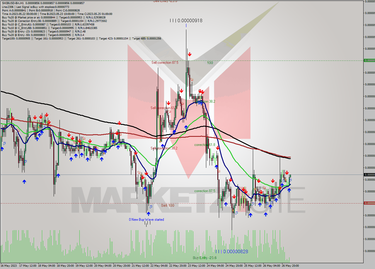 SHIBUSD-Bin H1 Signal
