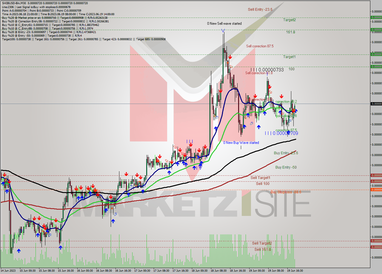 SHIBUSD-Bin M30 Analysis SHIBUSD-Bin M30 Signal