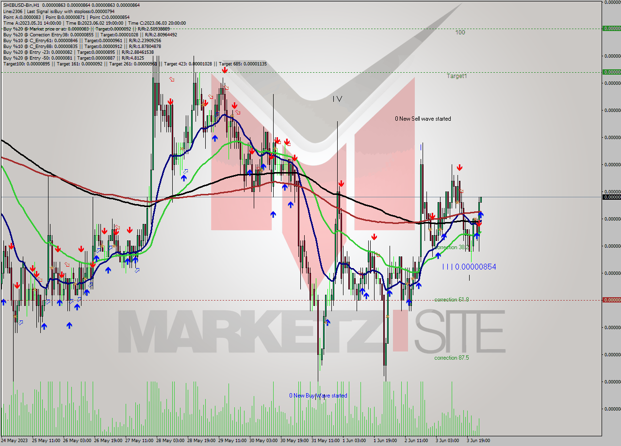 SHIBUSD-Bin H1 Signal