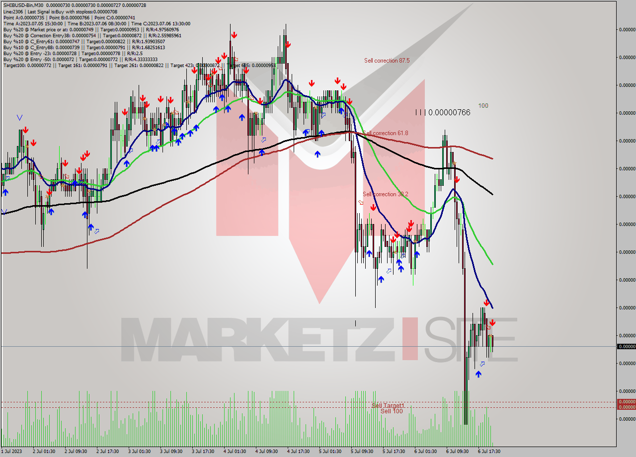 SHIBUSD-Bin M30 Analysis SHIBUSD-Bin M30 Signal