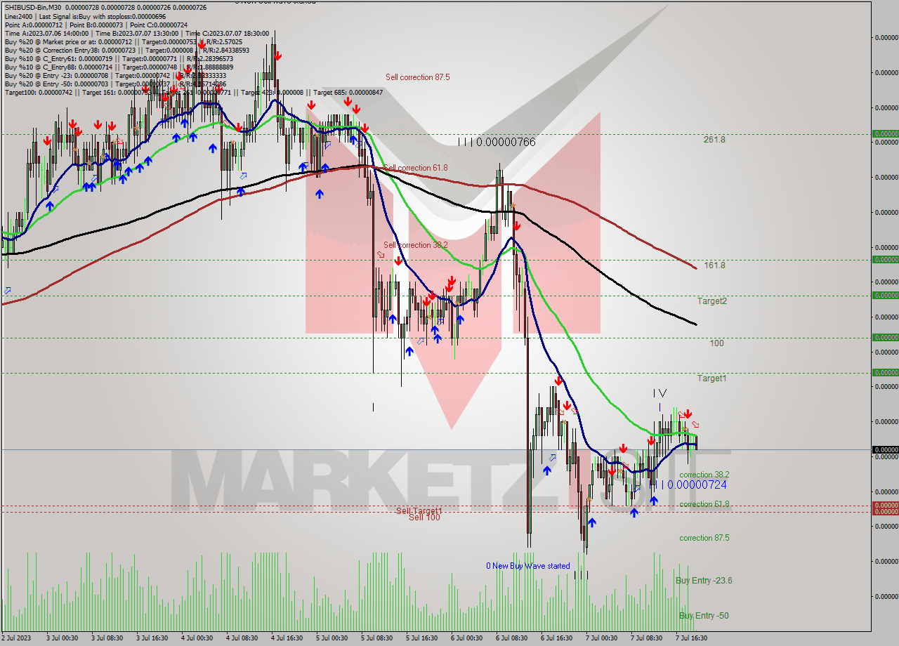 SHIBUSD-Bin M30 Analysis SHIBUSD-Bin M30 Signal