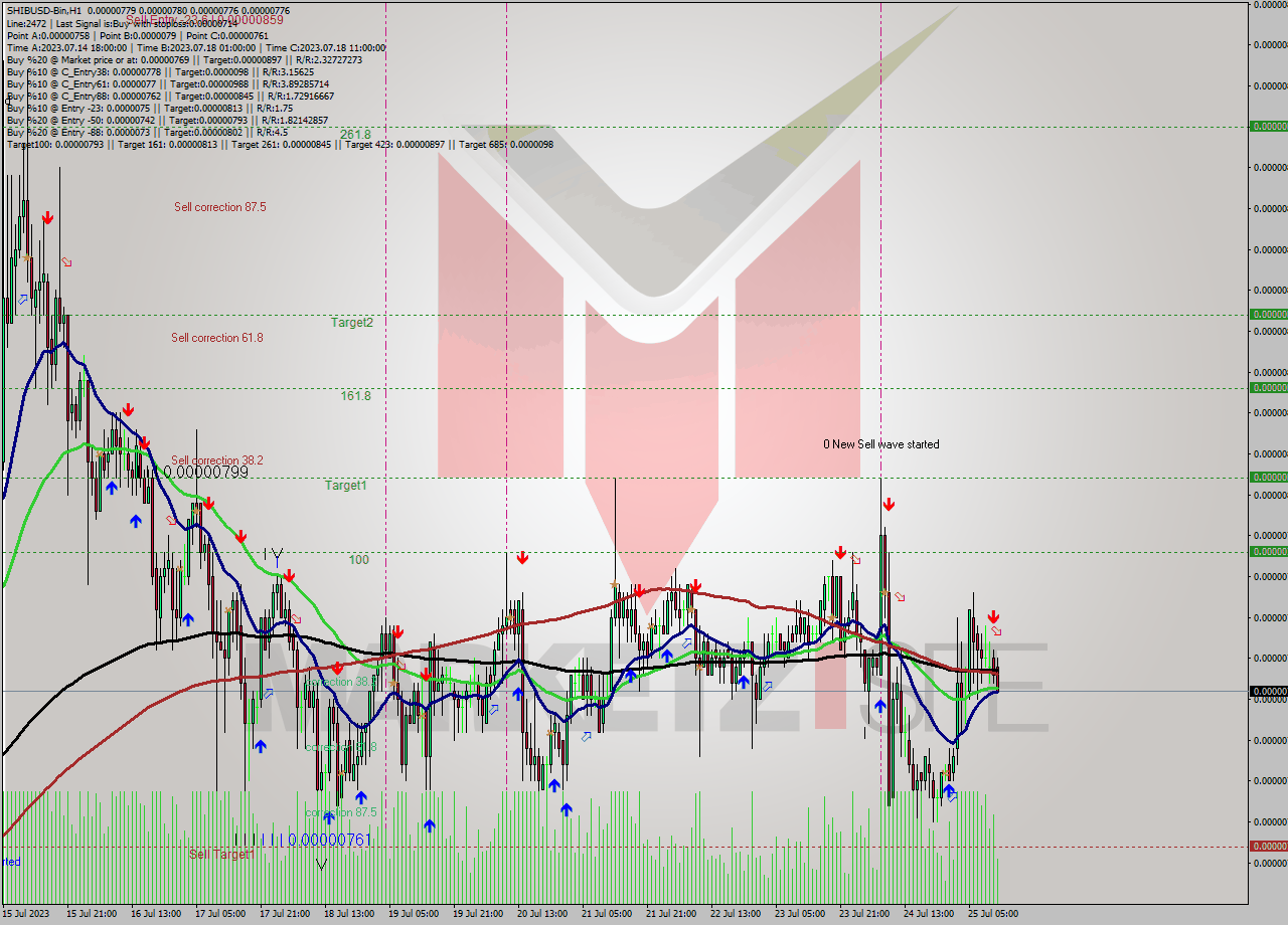 SHIBUSD-Bin H1 Analysis SHIBUSD-Bin H1 Signal