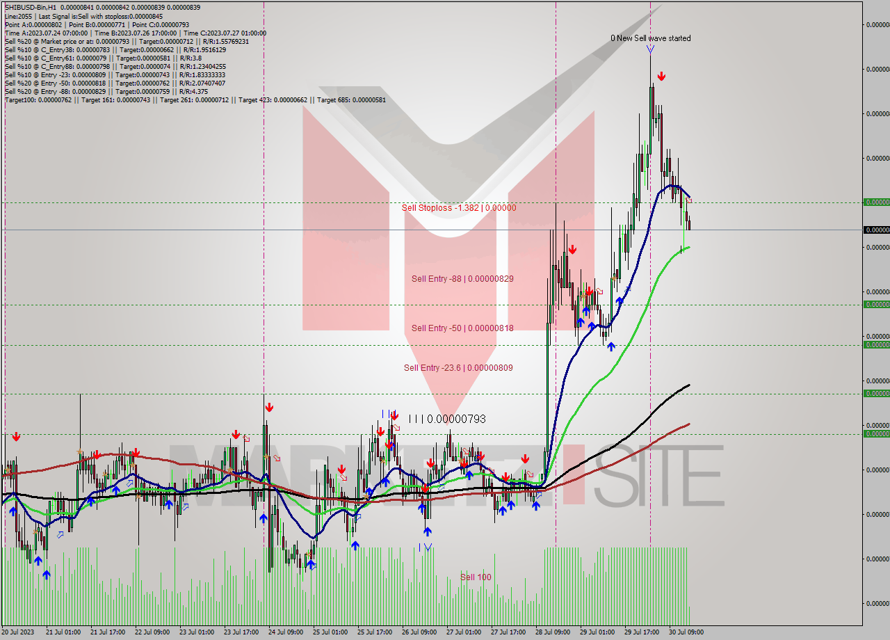 SHIBUSD-Bin H1 Signal