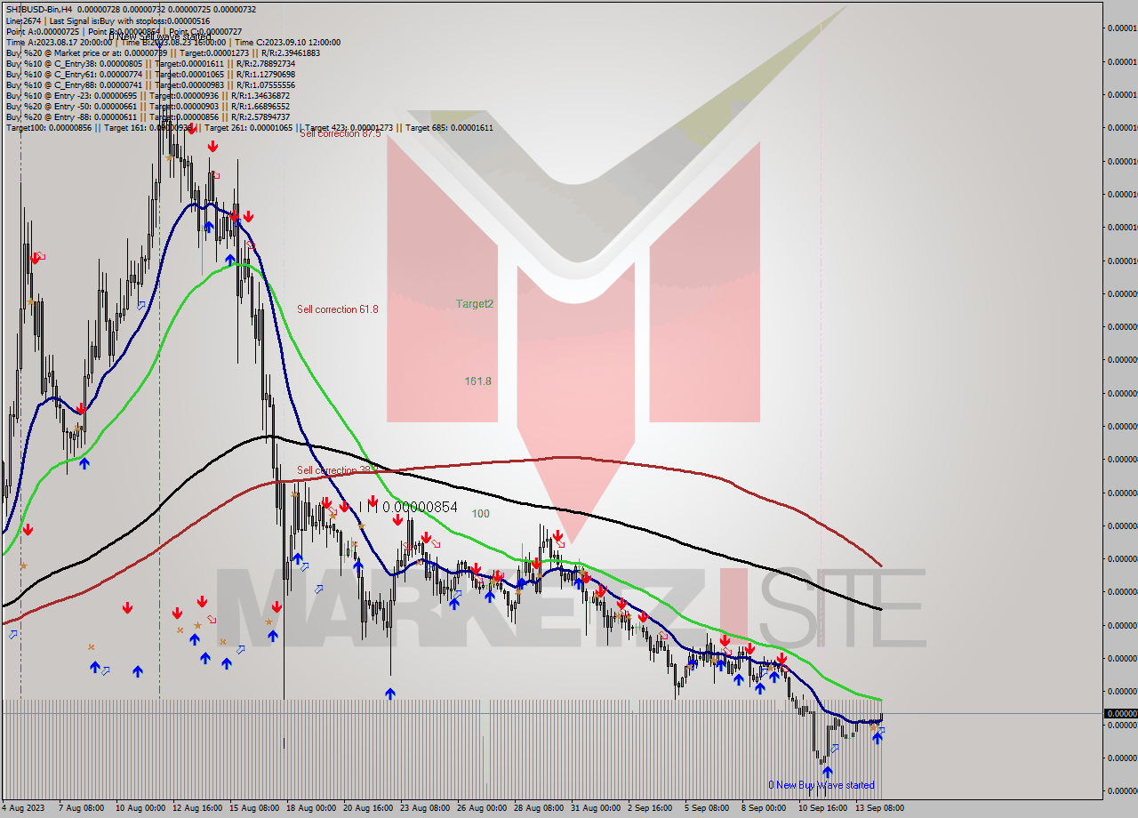 SHIBUSD-Bin MultiTimeframe analysis at date 2023.09.14 16:07