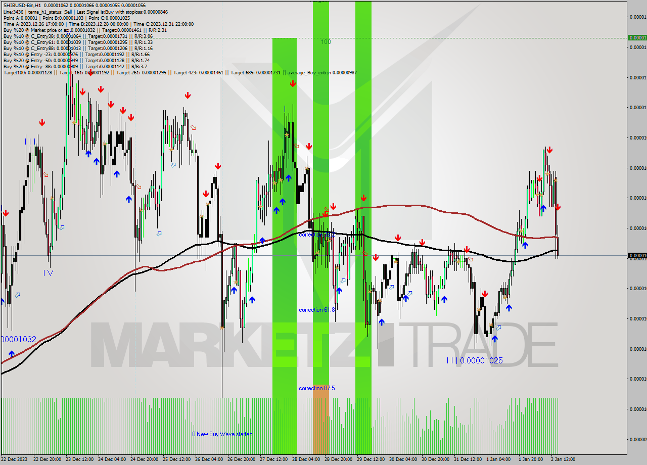 SHIBUSD-Bin H1 Signal