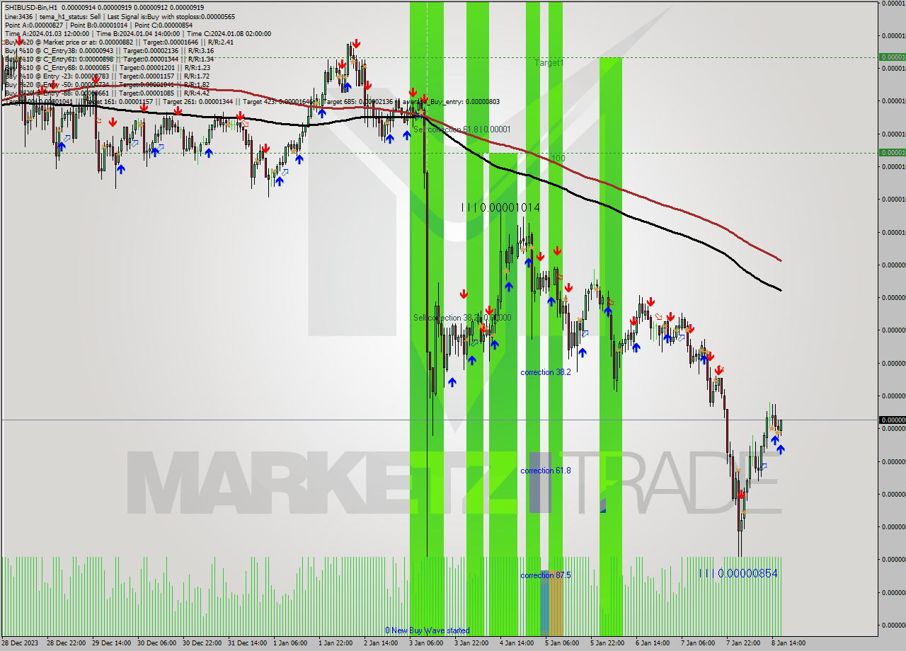 SHIBUSD-Bin H1 Signal