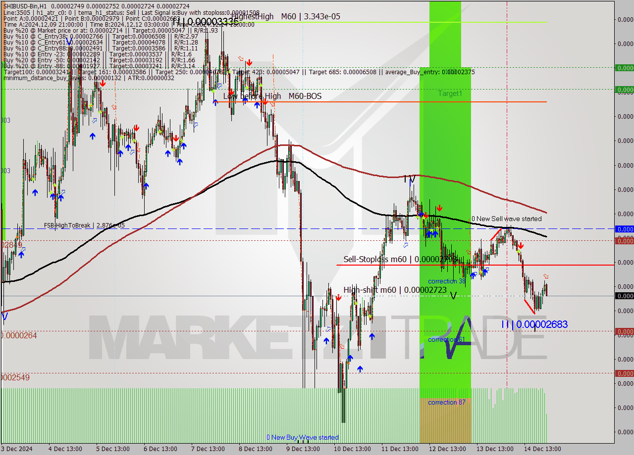 SHIBUSD-Bin MultiTimeframe analysis at date 2024.12.15 02:36