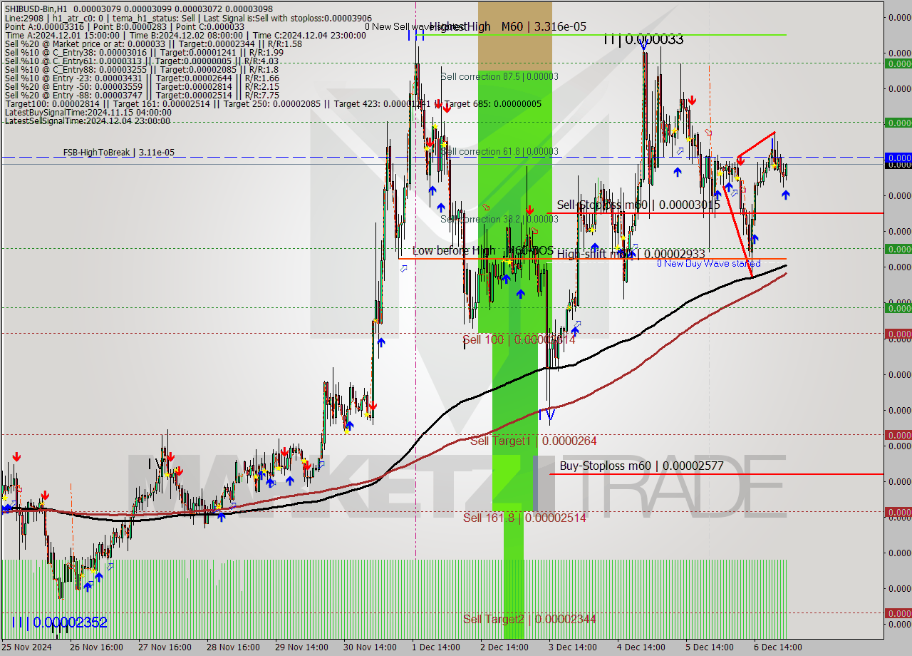 SHIBUSD-Bin MultiTimeframe analysis at date 2024.12.07 03:43