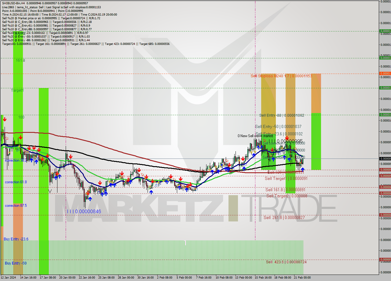 SHIBUSD-Bin MultiTimeframe analysis at date 2024.02.22 08:39