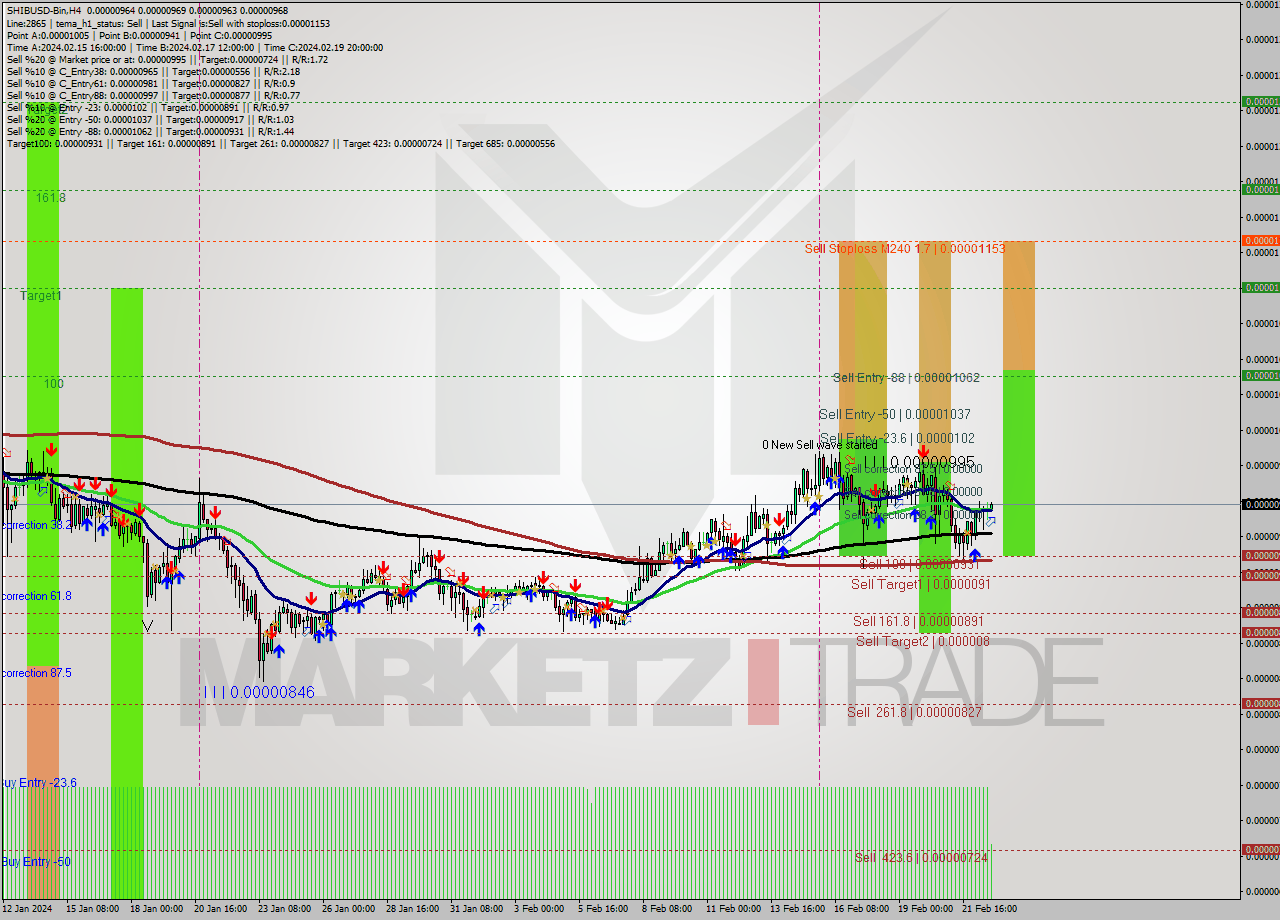 SHIBUSD-Bin MultiTimeframe analysis at date 2024.02.22 22:29