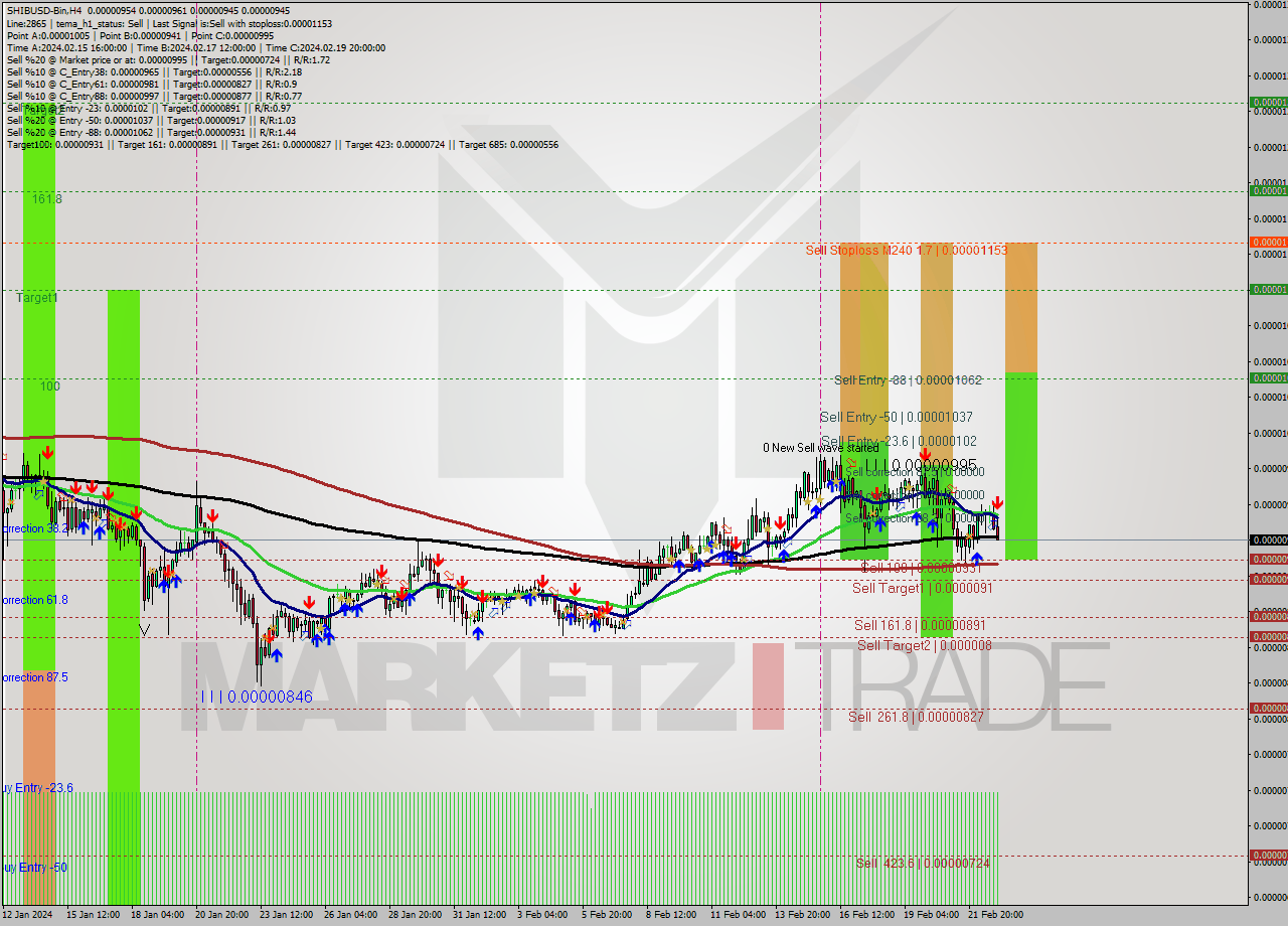 SHIBUSD-Bin MultiTimeframe analysis at date 2024.02.23 05:08