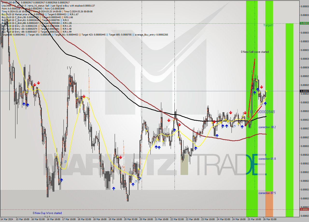 SHIBUSD-Bin MultiTimeframe analysis at date 2024.03.26 07:00
