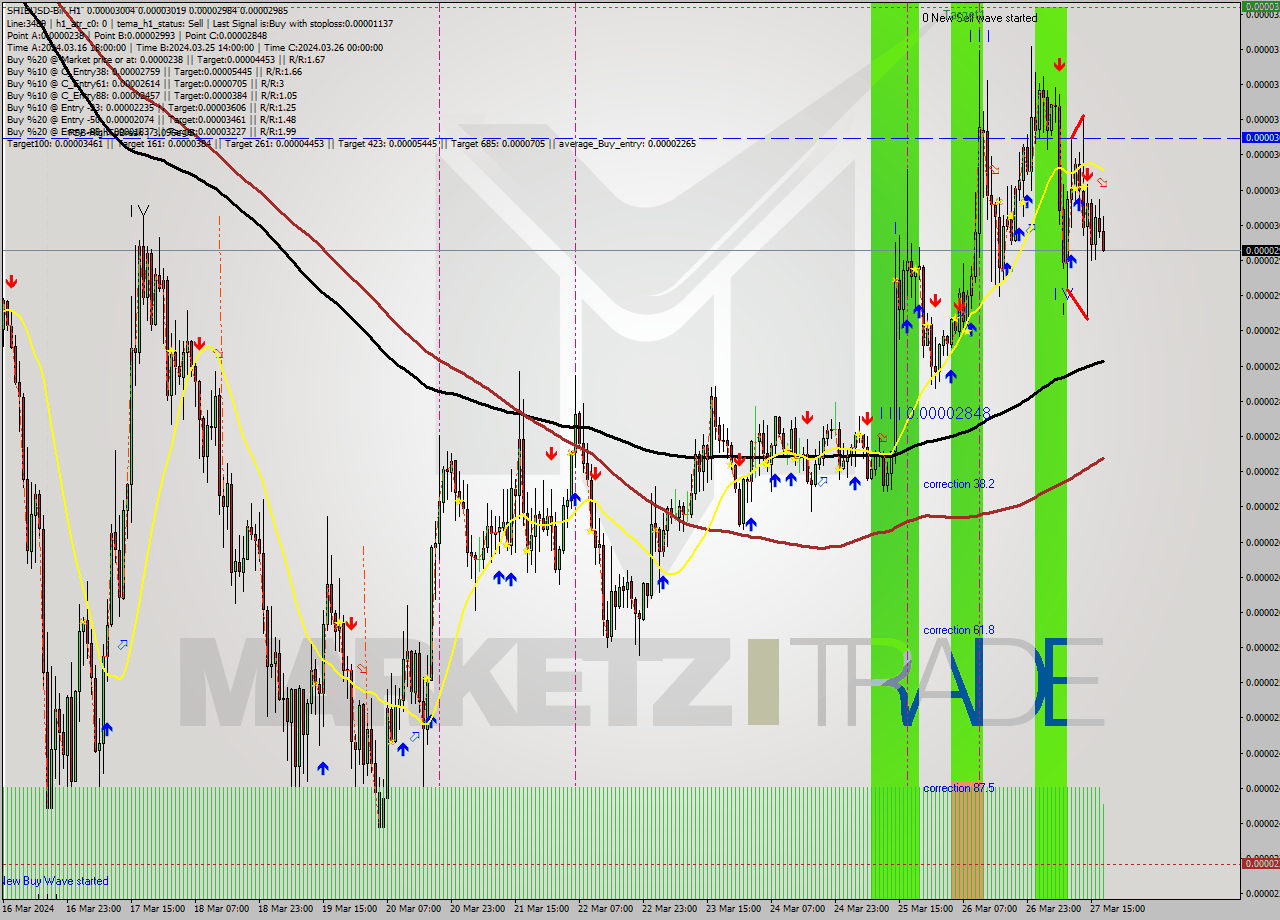 SHIBUSD-Bin MultiTimeframe analysis at date 2024.03.27 20:11