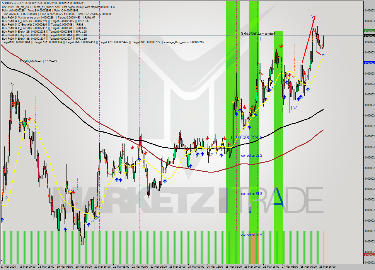 SHIBUSD-Bin MultiTimeframe analysis at date 2024.03.28 21:56