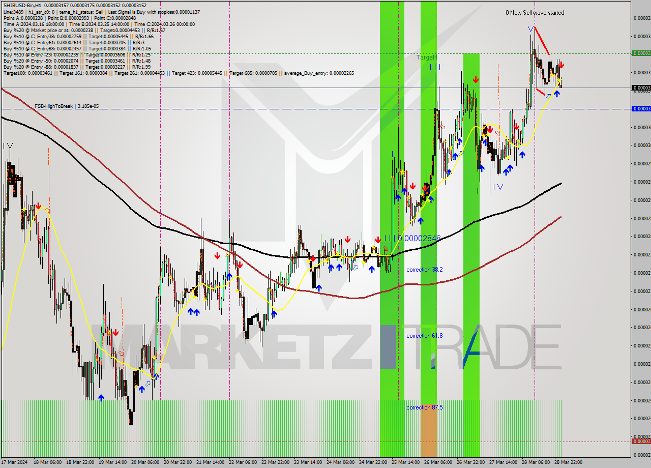 SHIBUSD-Bin MultiTimeframe analysis at date 2024.03.29 03:41