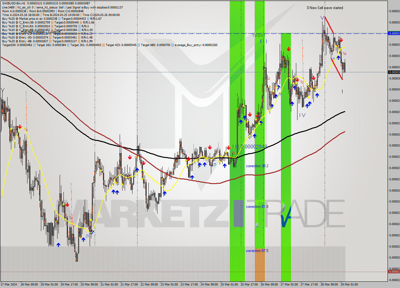 SHIBUSD-Bin MultiTimeframe analysis at date 2024.03.29 06:54
