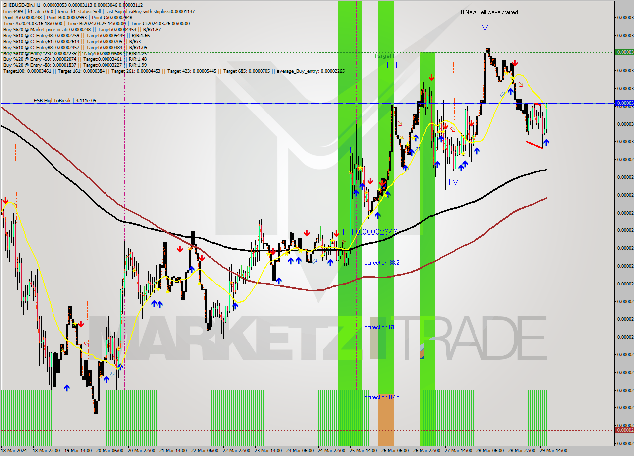 SHIBUSD-Bin MultiTimeframe analysis at date 2024.03.29 19:16