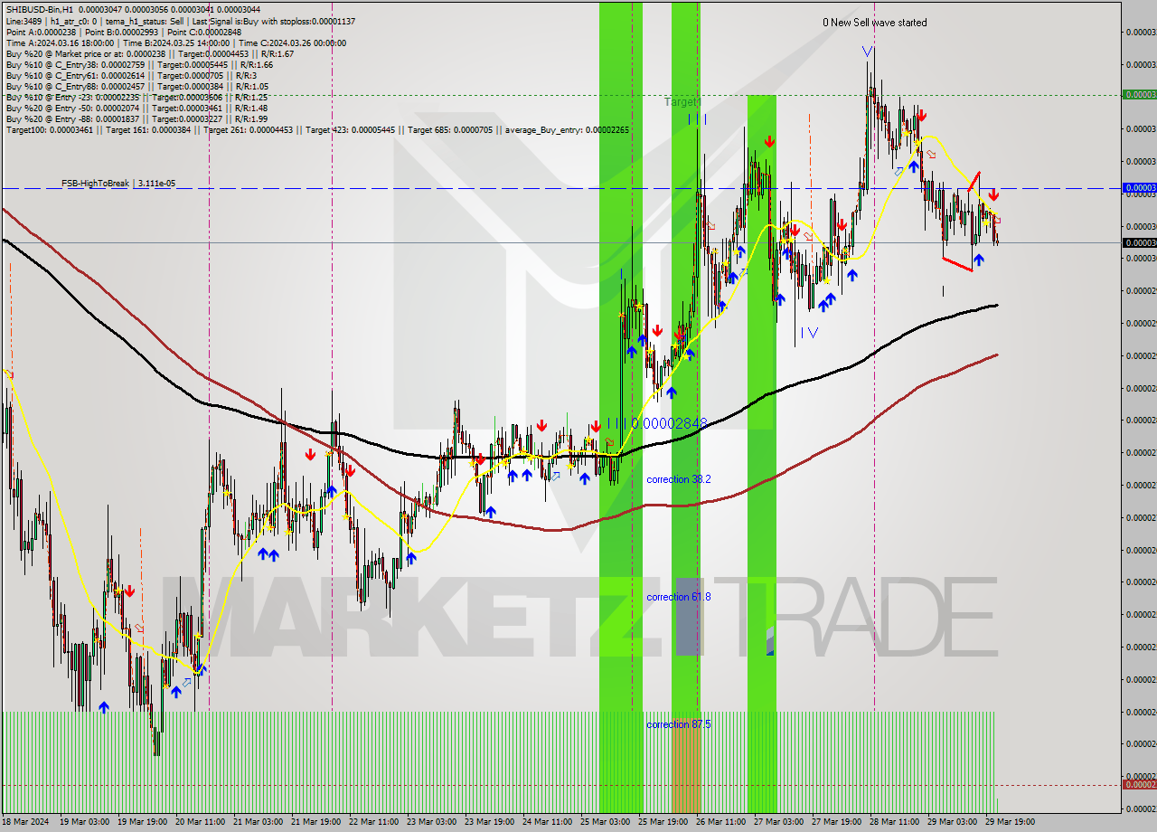 SHIBUSD-Bin MultiTimeframe analysis at date 2024.03.30 00:03