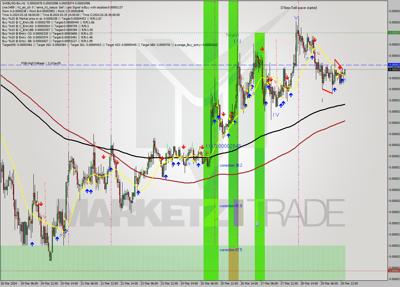 SHIBUSD-Bin MultiTimeframe analysis at date 2024.03.30 03:22