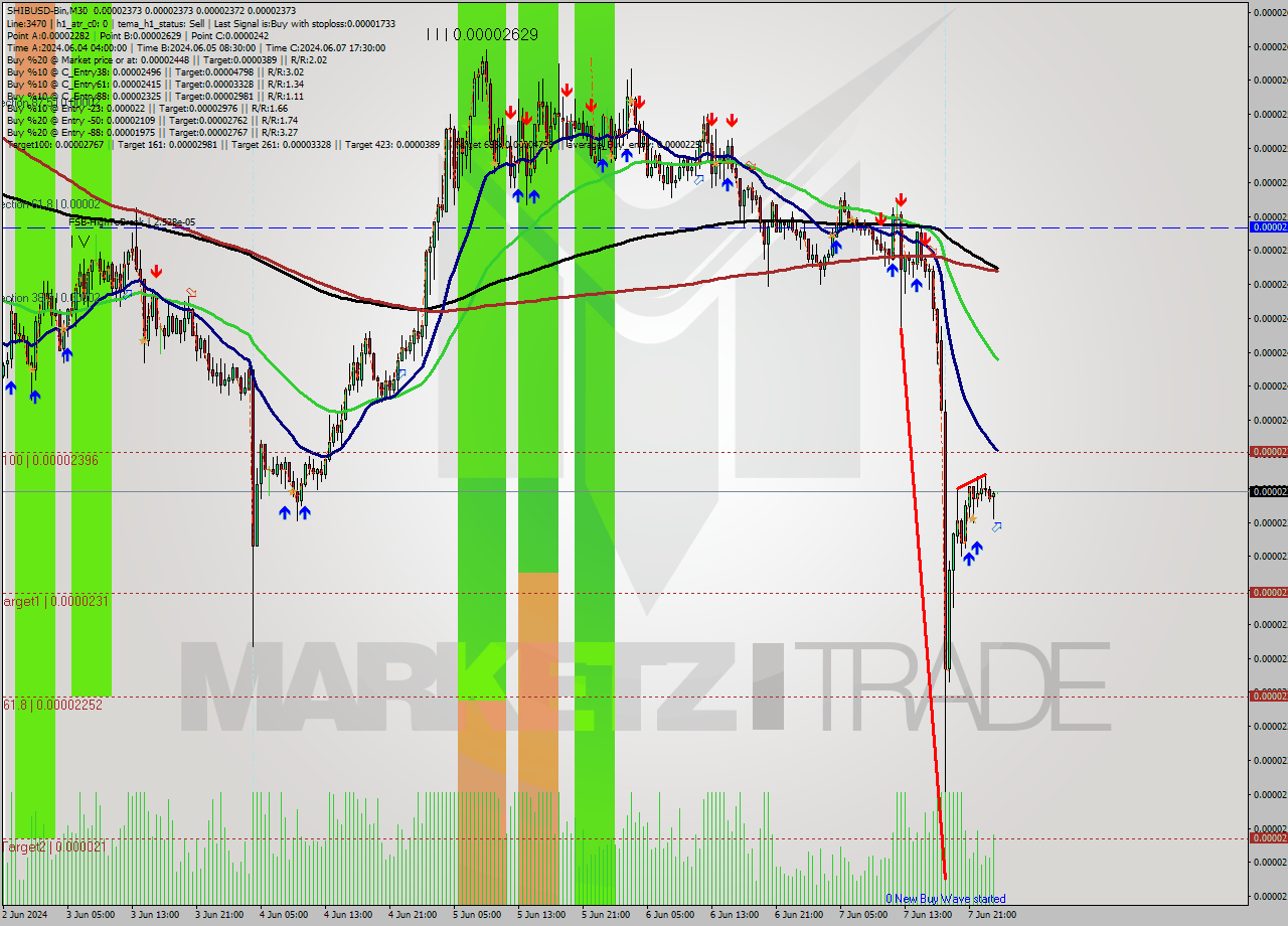 SHIBUSD-Bin M30 Analysis SHIBUSD-Bin M30 Signal