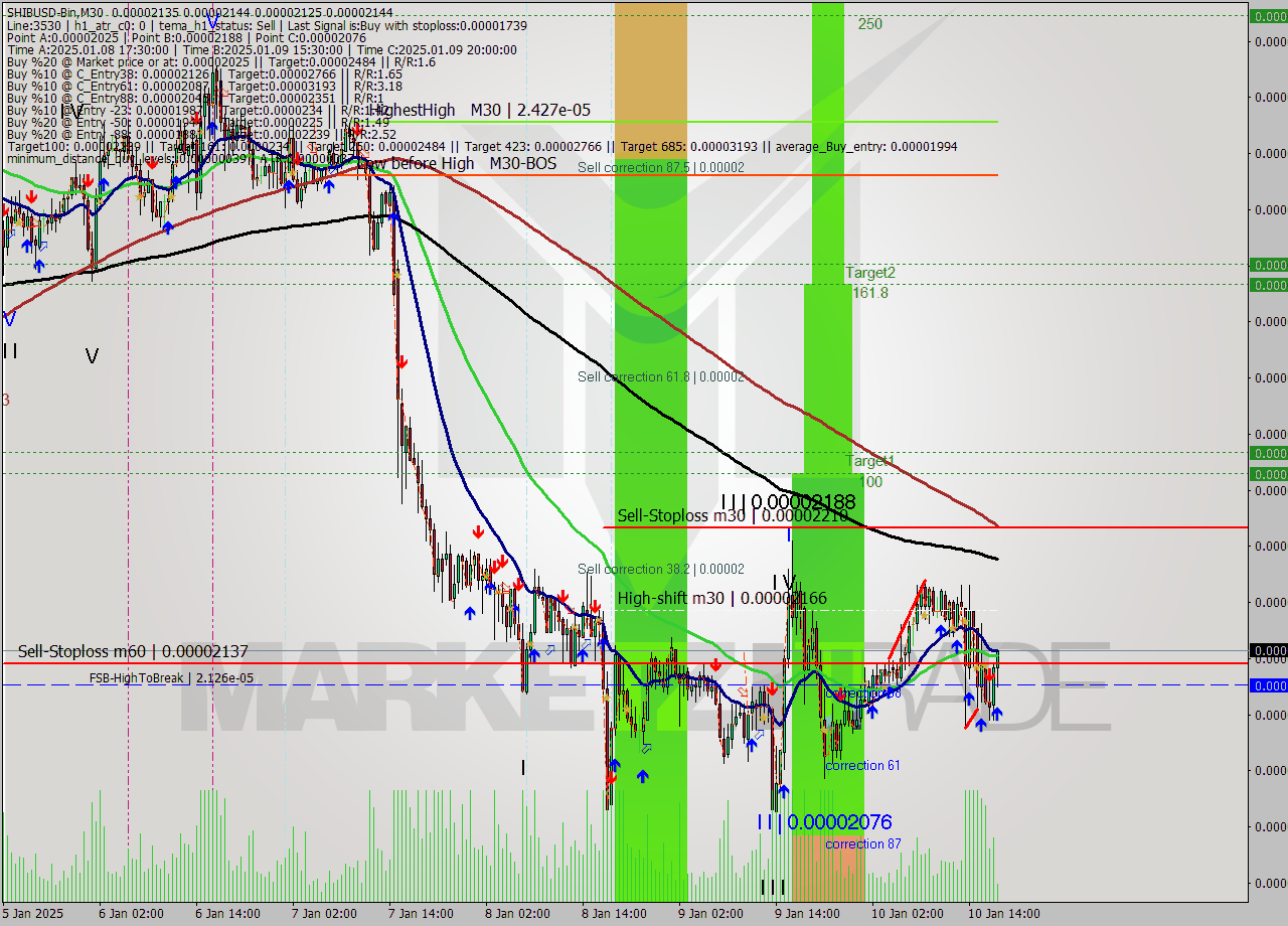 SHIBUSD-Bin M30 Analysis SHIBUSD-Bin M30 Signal
