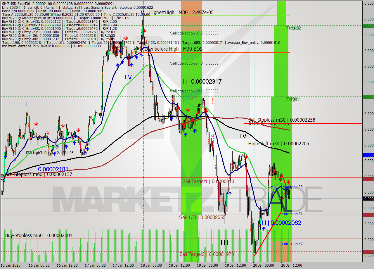 SHIBUSD-Bin M30 Analysis SHIBUSD-Bin M30 Signal