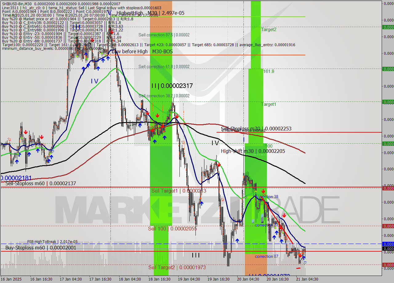 SHIBUSD-Bin M30 Analysis SHIBUSD-Bin M30 Signal