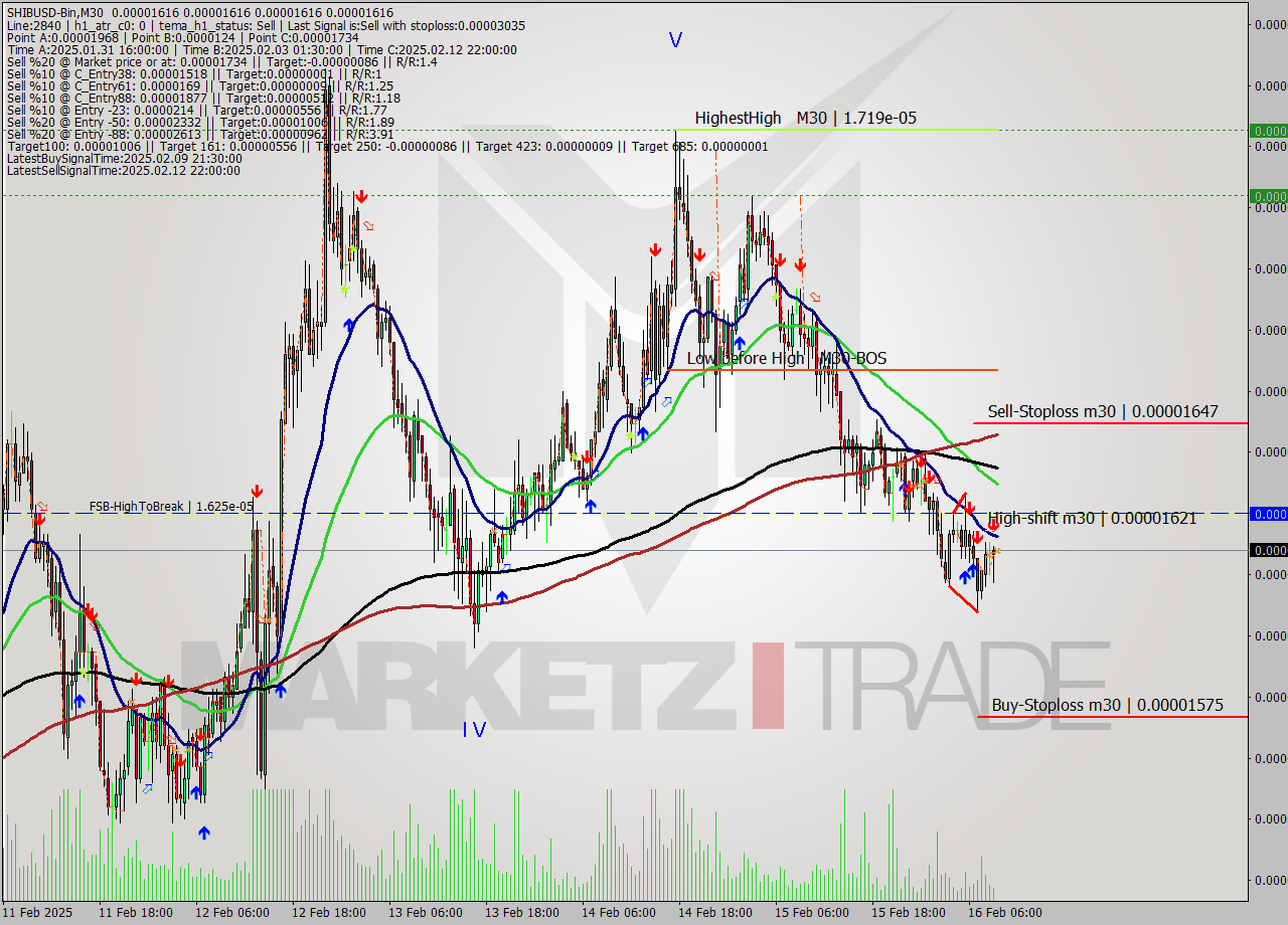 SHIBUSD-Bin M30 Analysis SHIBUSD-Bin M30 Signal