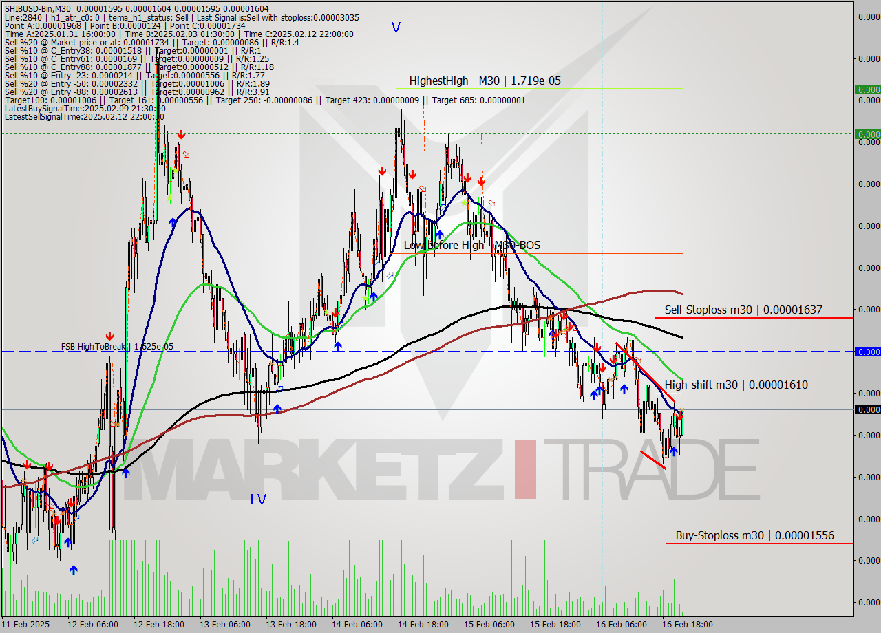 SHIBUSD-Bin M30 Analysis SHIBUSD-Bin M30 Signal