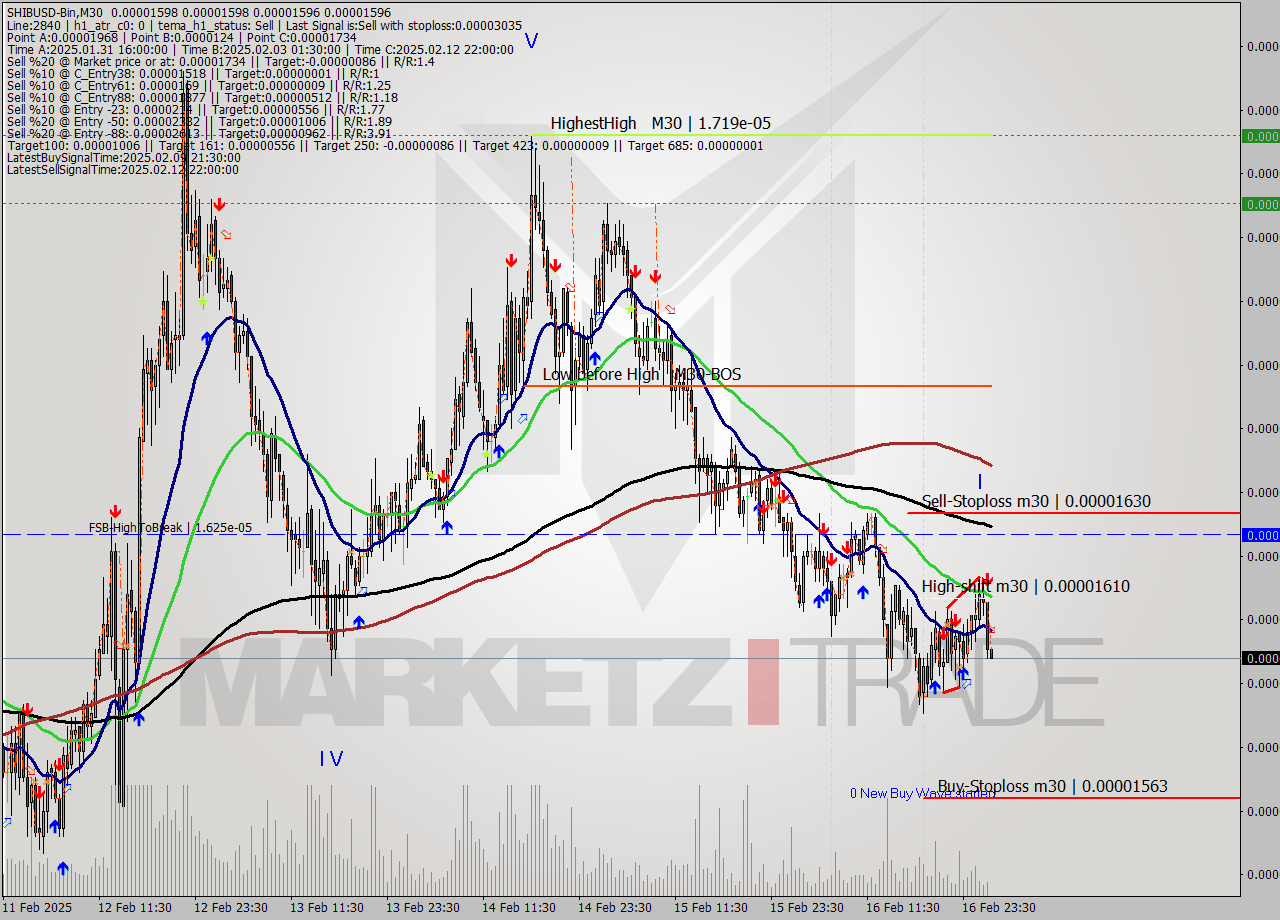 SHIBUSD-Bin M30 Analysis SHIBUSD-Bin M30 Signal