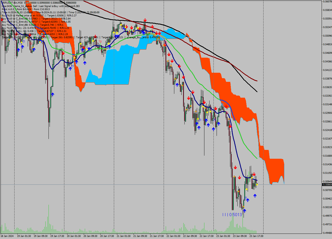 XRPUSDT-Bin M30 Signal