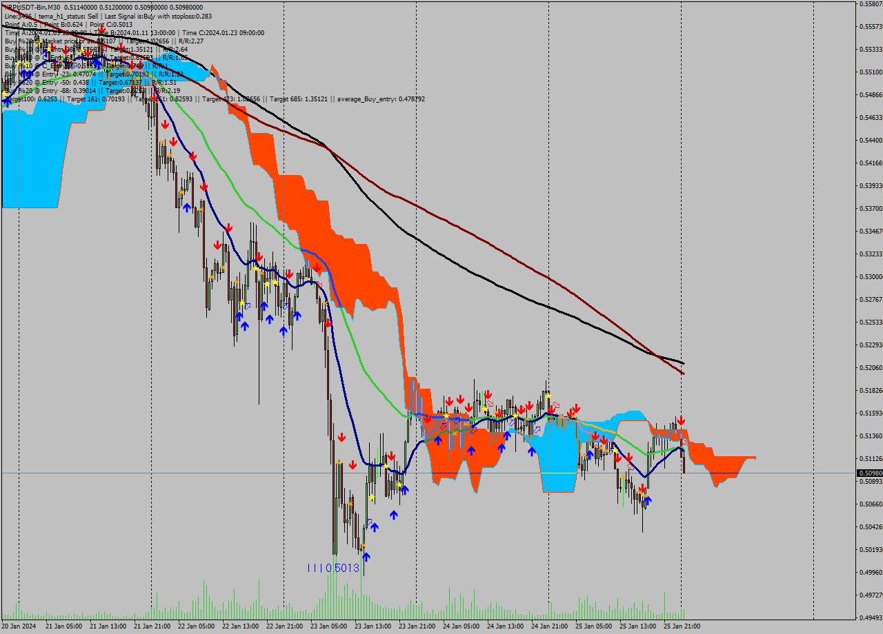 XRPUSDT-Bin M30 Signal