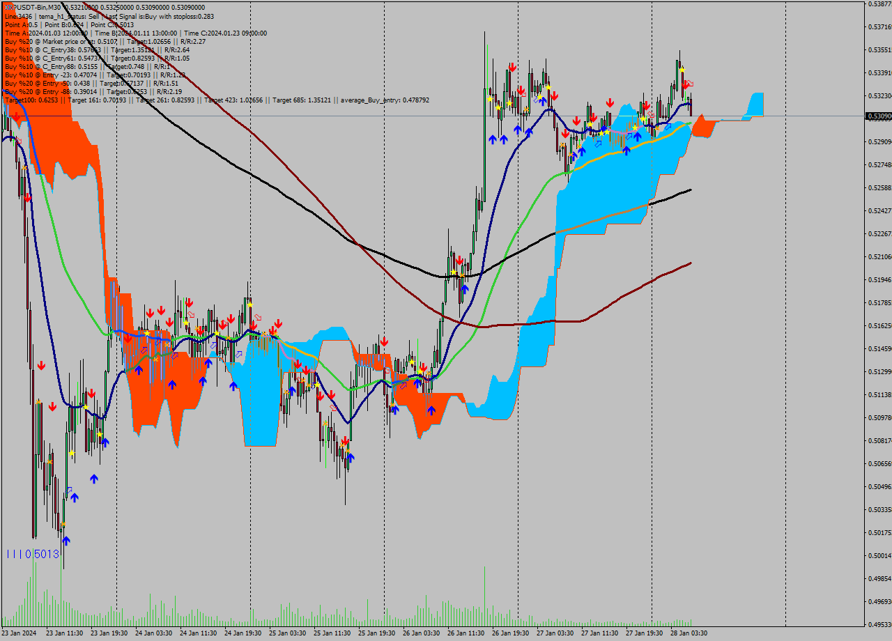 XRPUSDT-Bin M30 Signal