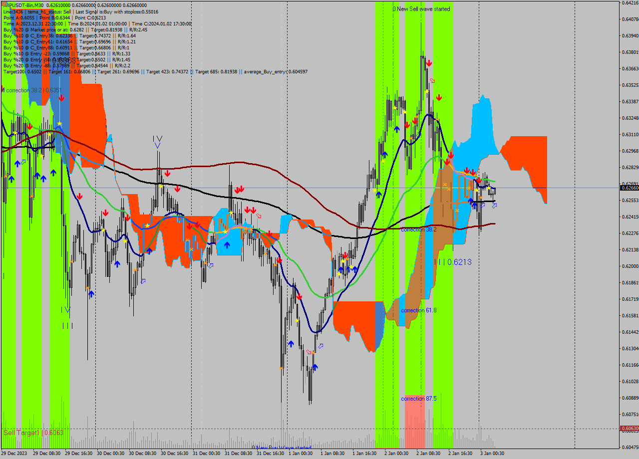 XRPUSDT-Bin M30 Signal