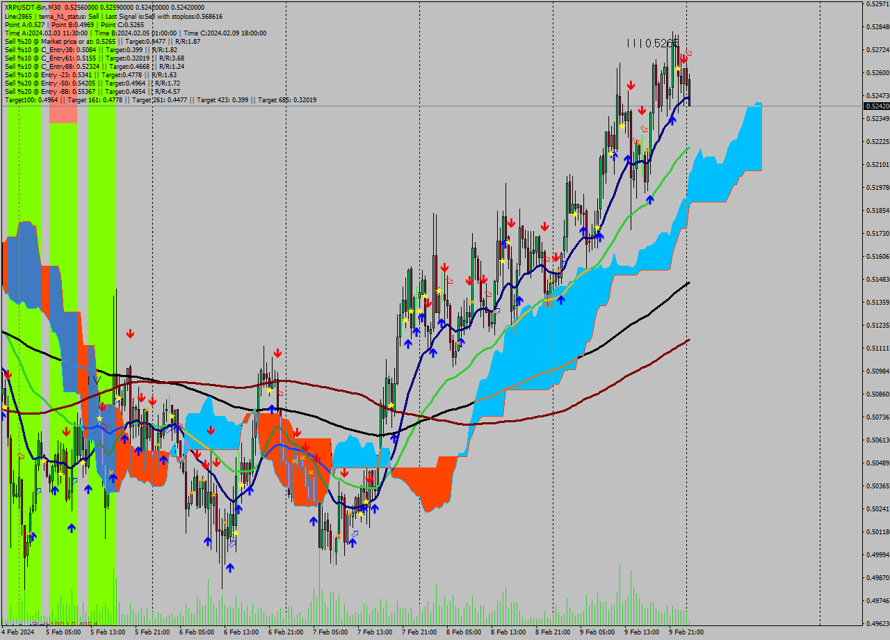 XRPUSDT-Bin M30 Signal
