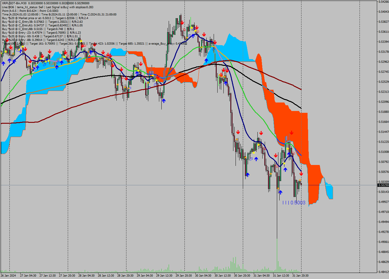 XRPUSDT-Bin M30 Signal